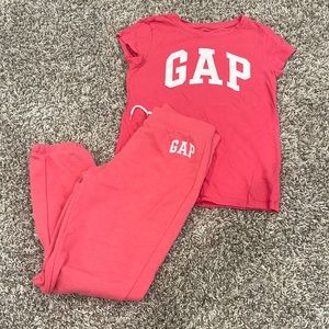 Pink Gap girls matching set